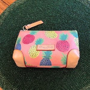 Dooney & Bourke pineapple print cosmetic bag